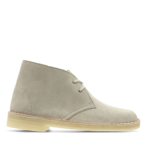 Clarks Womens Desert Boot Ankle Boots Sand Suede | USA-5124789